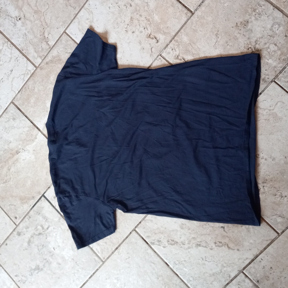 Dusty Navy Blue Crecent Moon Tee - Picture 3 of 4